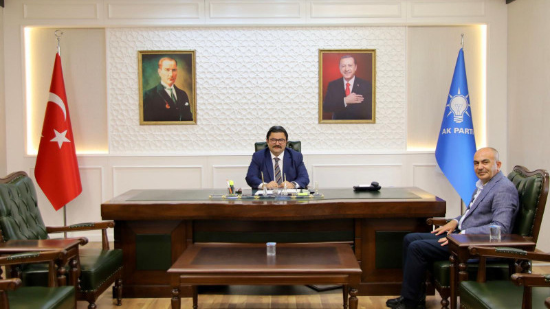 MHP İl Başkanı Bozgeyik'ten Ak Parti İl Başkan Vekili Şerbetçi'ye ziyaret