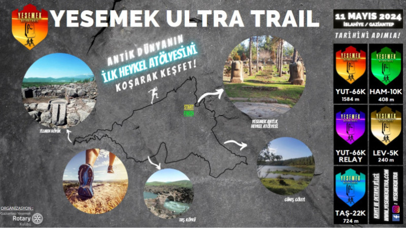 Yesemek Ultra Trail ile tarihini adımla