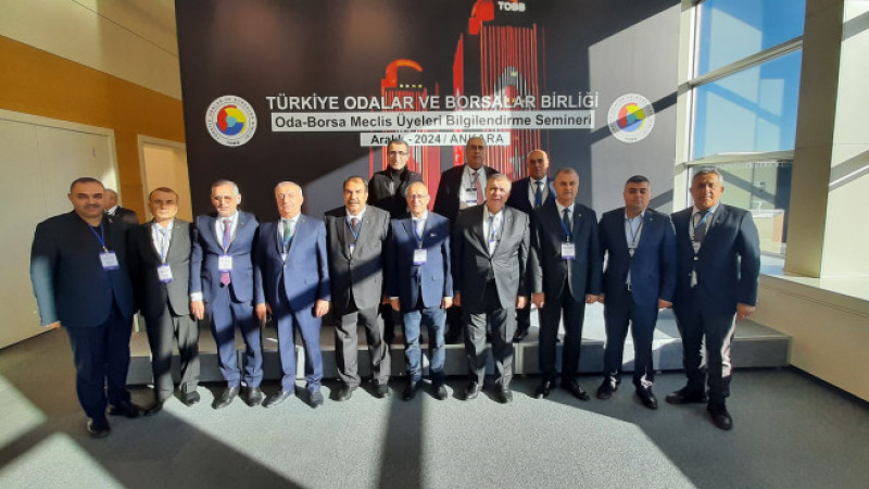 GTB MECLİS ÜYELERİ, TOBB İLE BİLGİLENDİRME SEMİNERİ’NE KATILDI