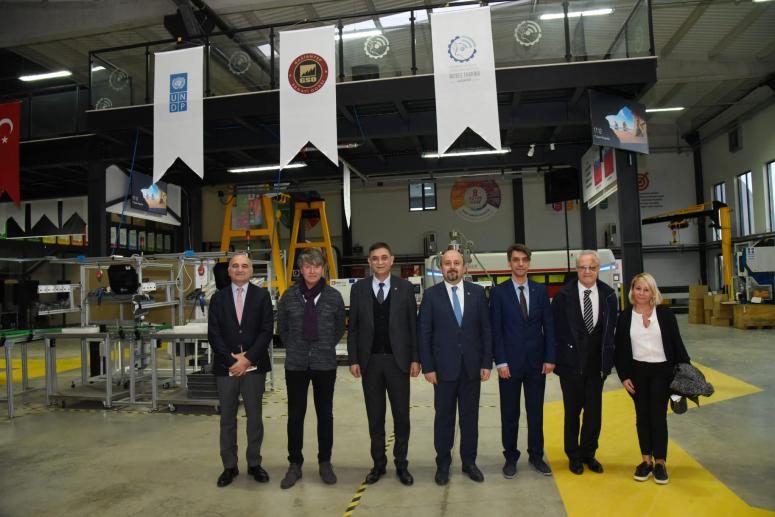 Ab Türkiye Delegasyonu Heyetinden Model Fabrika’ya Ziyaret