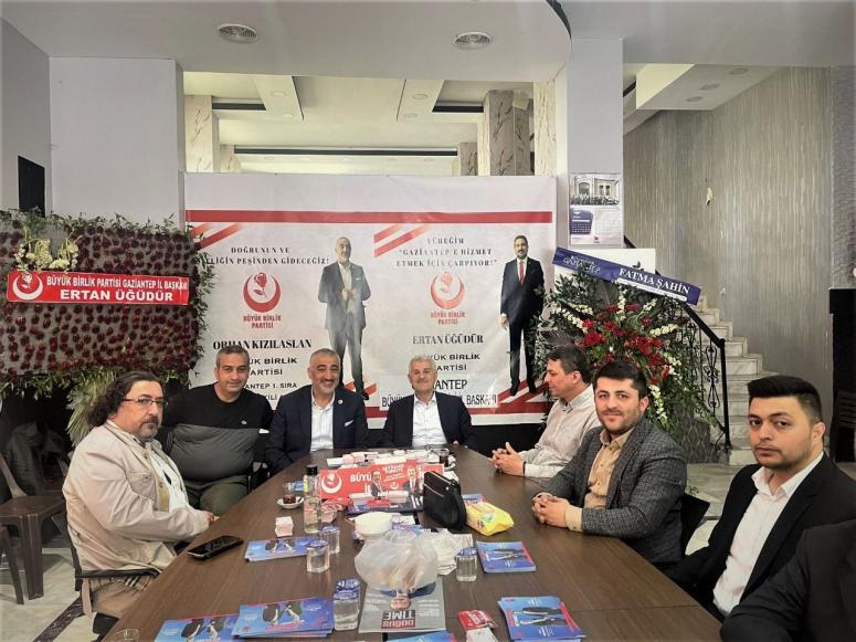 Şehit lider Muhsin Yazıcıoğlu’nun dava arkadaşı Fevzi Koçoğlu, BBP'yi ziyaret etti