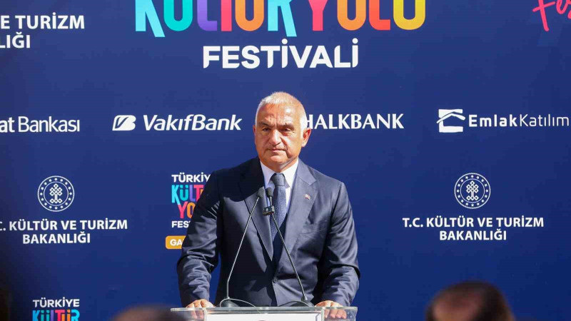 Gaziantep'te Kültür Yolu Festivali'nin açılışını Ersoy yaptı