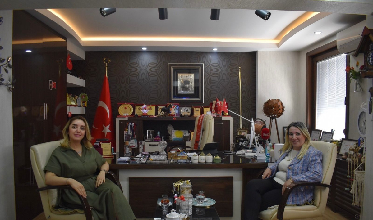 Dr. Öğr. Üyesi Verim'den Aslı Emektar’a Ziyaret